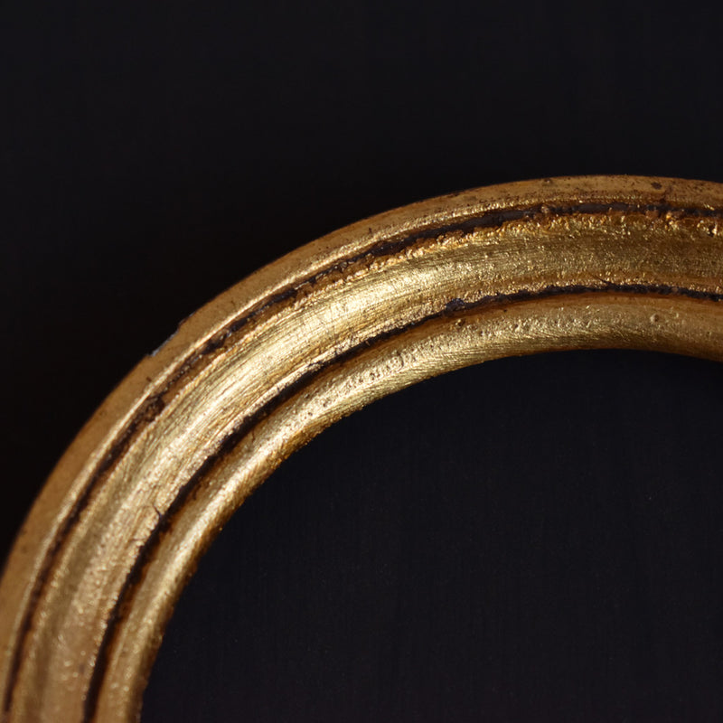 Antique Round Gold Small Frame