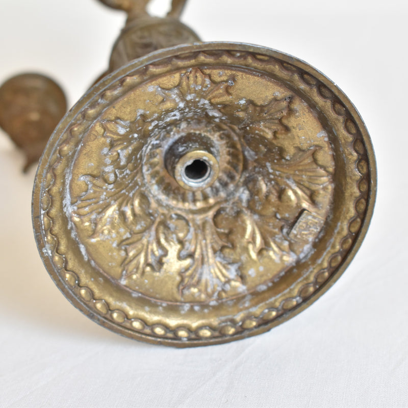 Vintage Brass 5-Arm Candelabra B