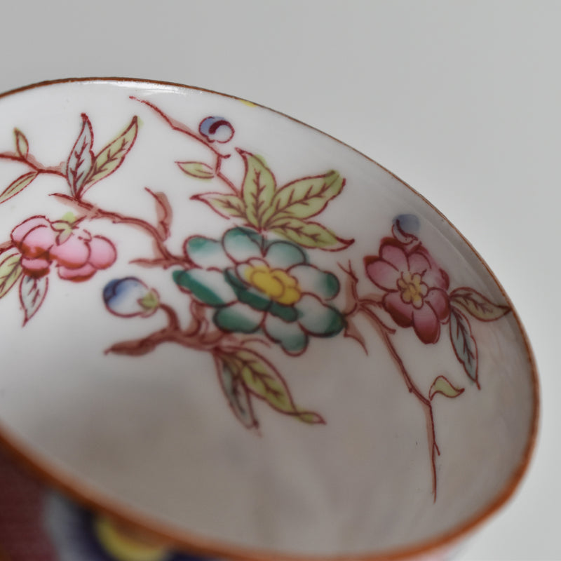 Antique Coffee Cup & Saucer, Sarreguemines Minton 216 A