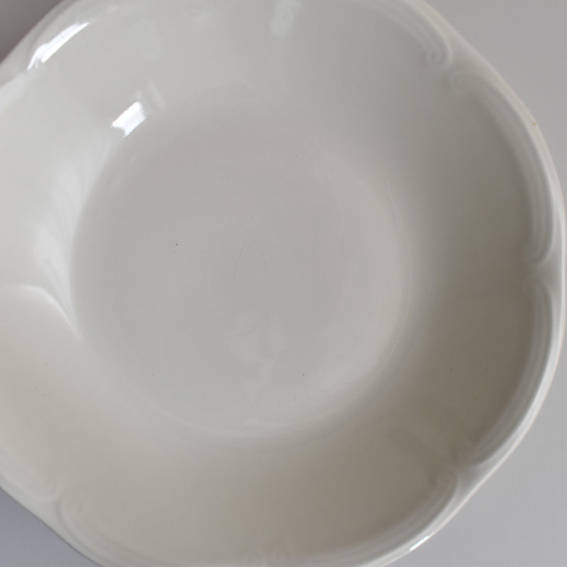 Vintage deep plate, kiln unknown B