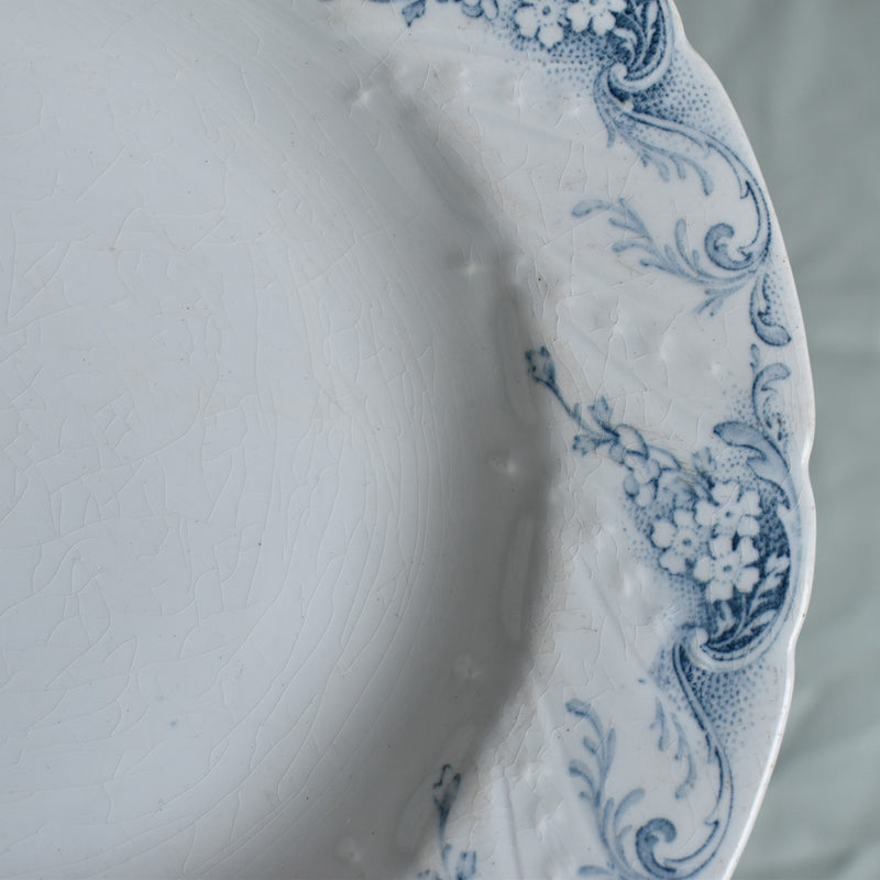 Antique Deep Plate - Lunéville Angèle D