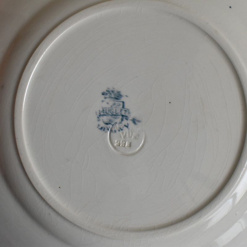 Antique Dessert Plate Longwy Muguet (Lily of the Valley) J