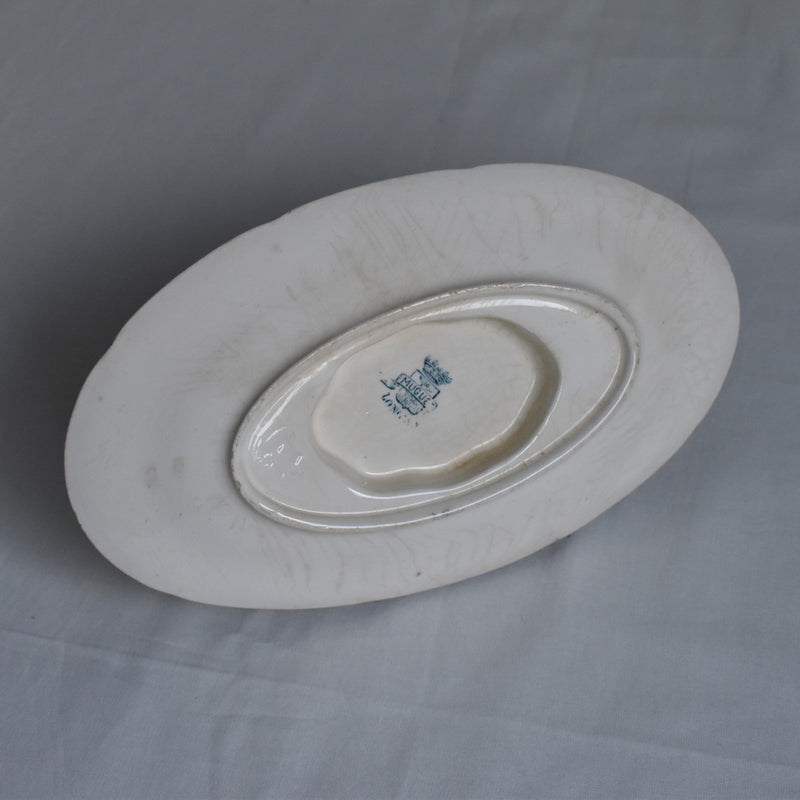 Antique Sauce Boat - Longwy Muguet (Lily of the Valley)