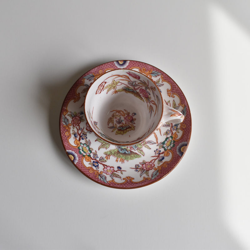 Antique Coffee Cup & Saucer Salagoumines Minton 216 B