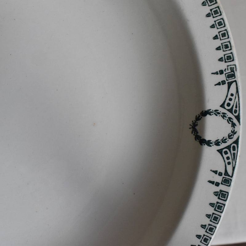 ヴィンテージ ラウンド大深皿 サンタマン