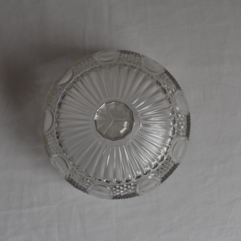 Vintage Glass Dome & Plate BAYEL