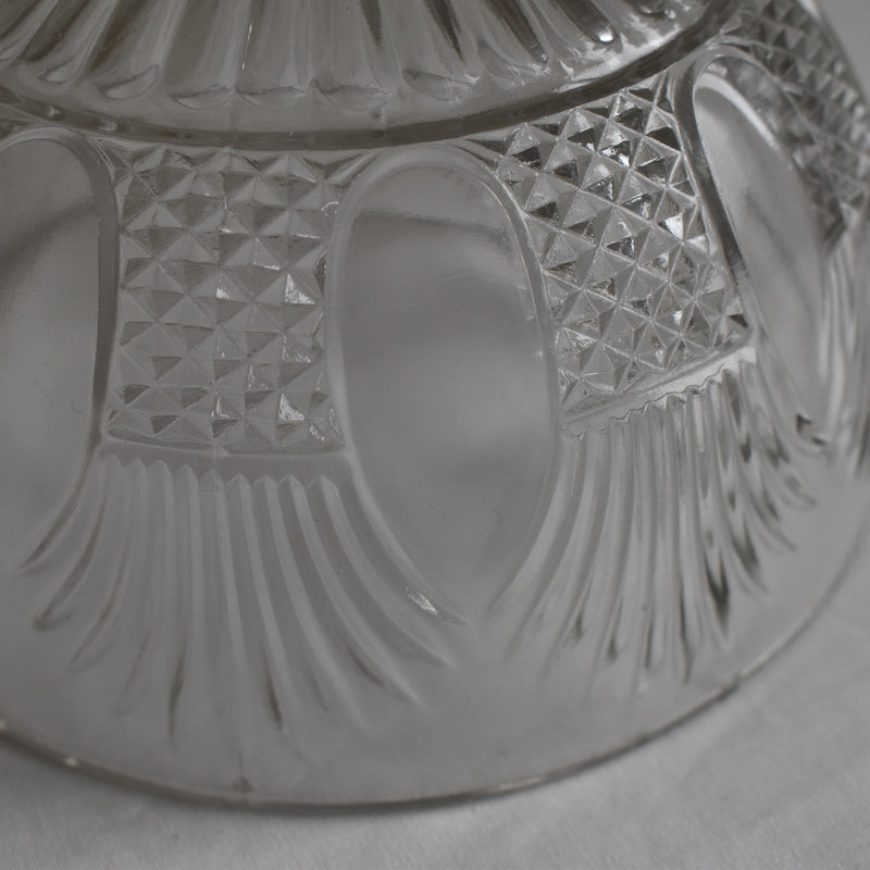 Vintage Glass Dome & Plate BAYEL