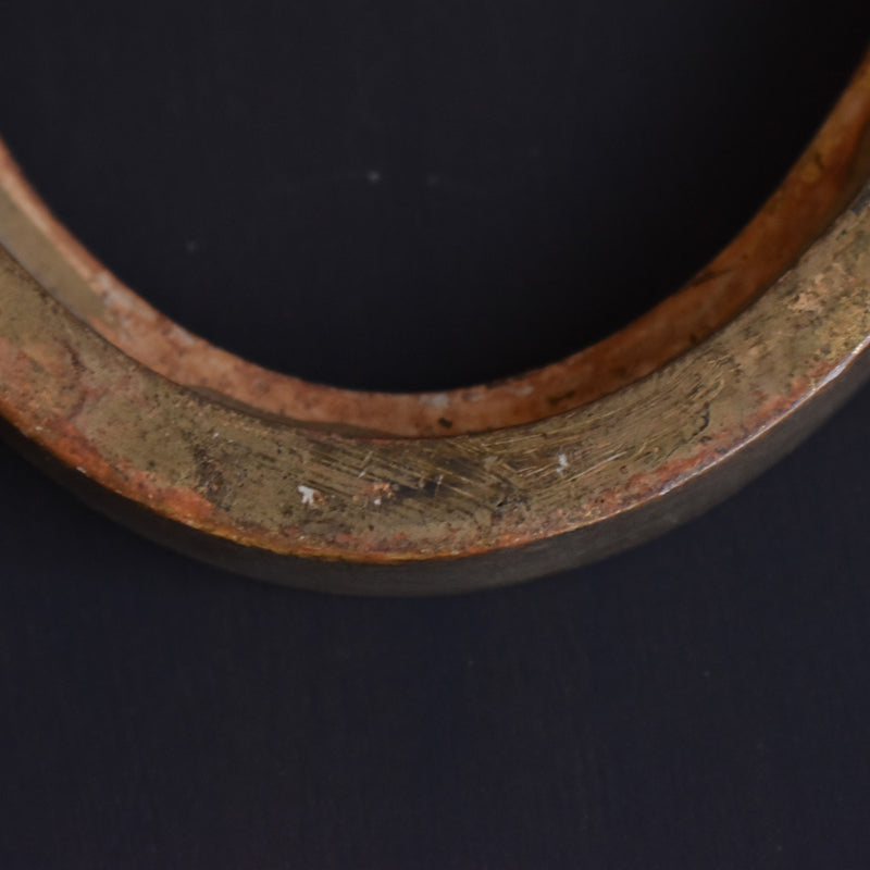 Antique Oval Gold Leaf Frame