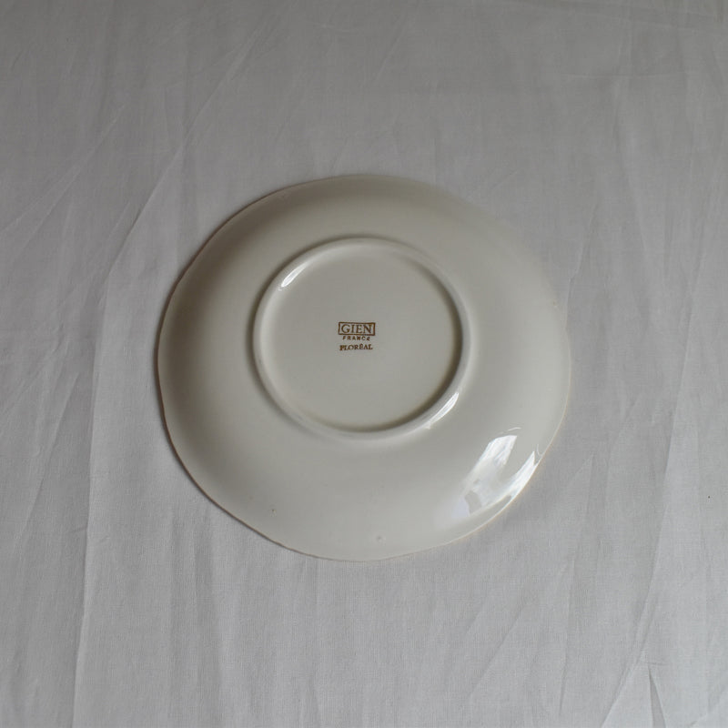 Vintage Dessert Plate Gien Floréal A