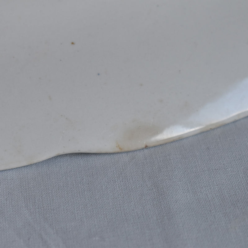 Antique Oval Platter Longwy Muguet (Lily of the Valley)