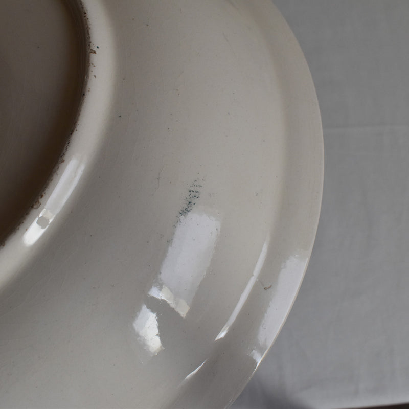 Antique Round Deep Plate, Longchamp Lutece