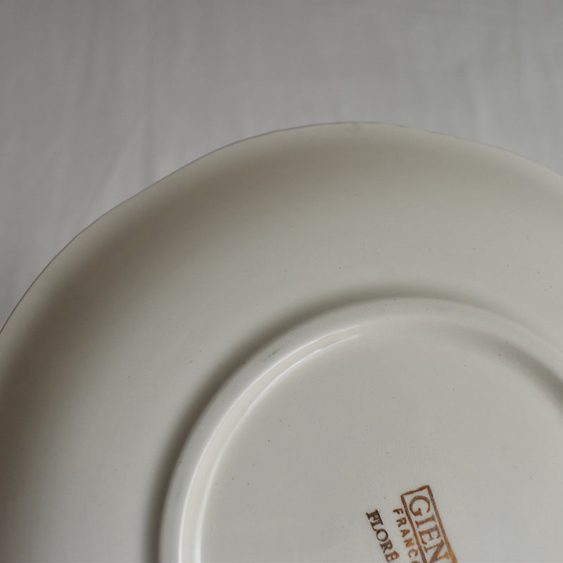 Vintage Dessert Plate Gien Floréal A