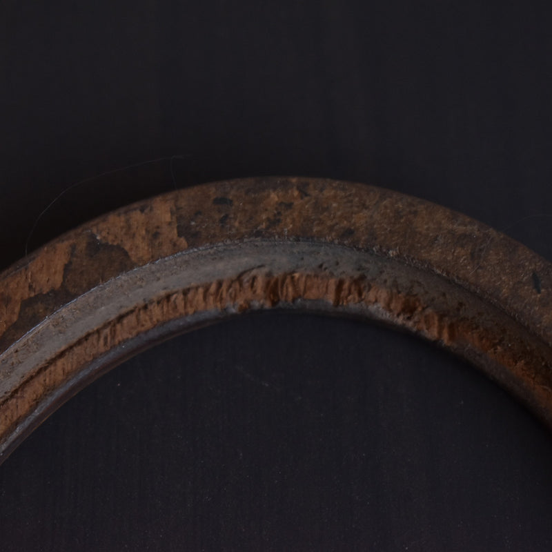 Antique Oval Marquetry Frame