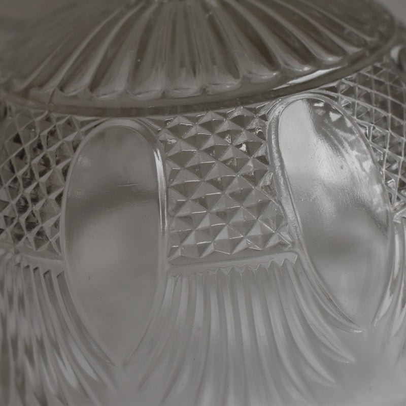 Vintage Glass Dome & Plate BAYEL