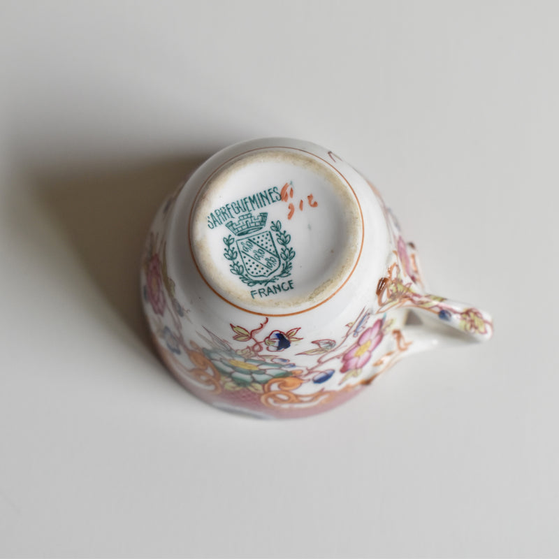Antique Coffee Cup & Saucer Salagoumines Minton 216 B