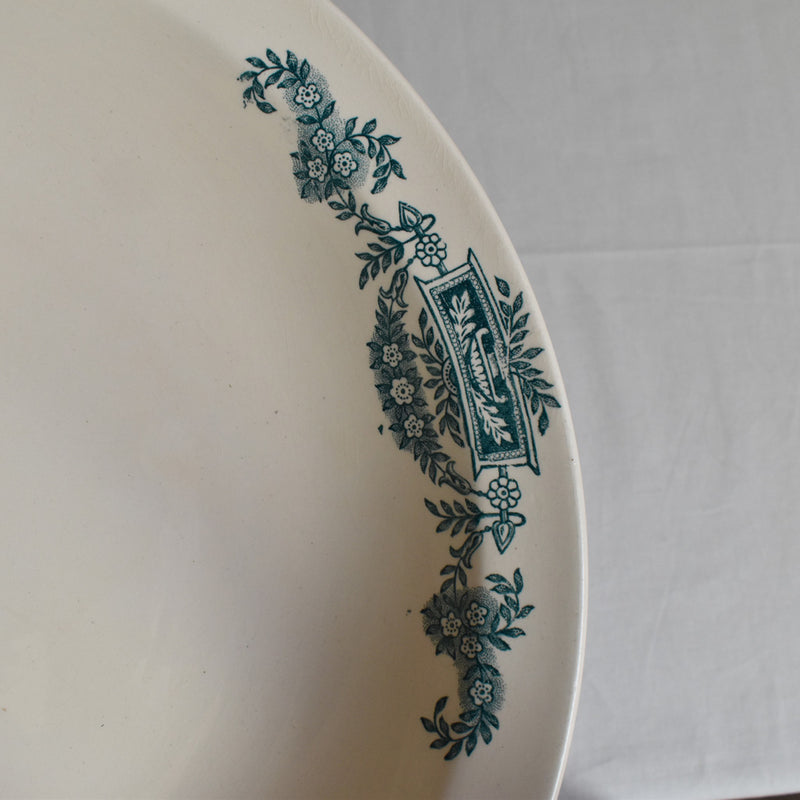 Antique Round Deep Plate, Longchamp Lutece