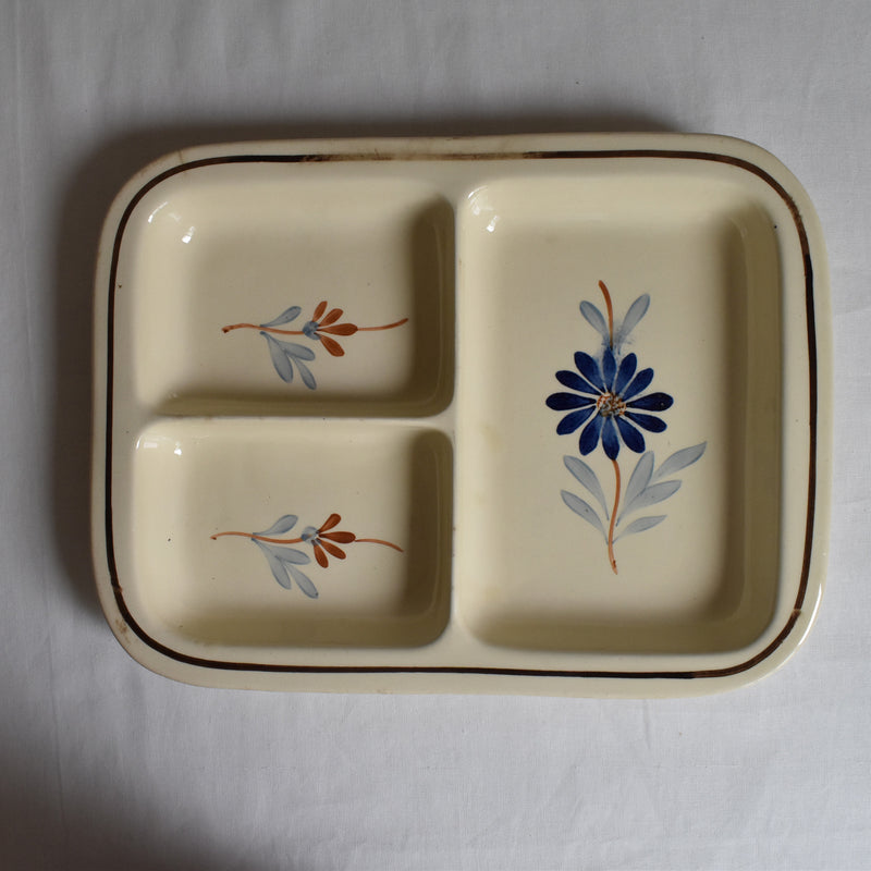 Vintage Compartment Plate, Sarreguemines 5036