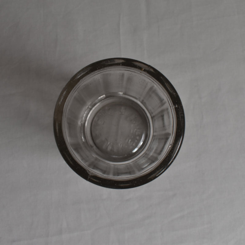 Antique Glass Jam Pot Chevalier Paris