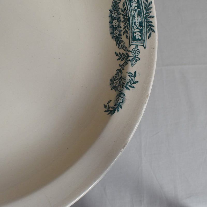 Antique Round Deep Plate, Longchamp Lutece