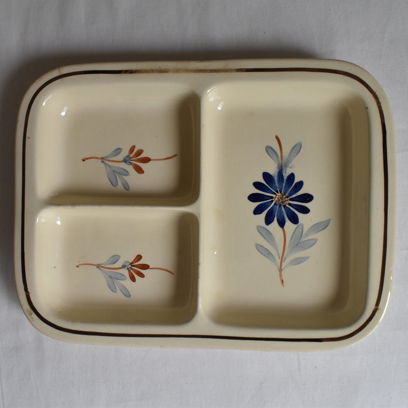 Vintage Compartment Plate, Sarreguemines 5036