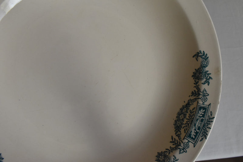 Antique Round Deep Plate, Longchamp Lutece