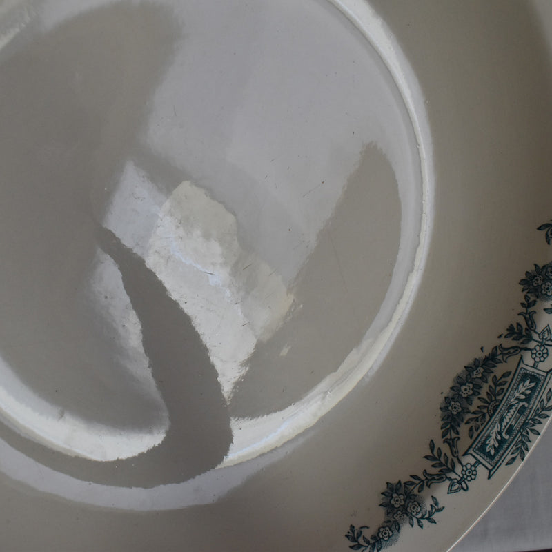 Antique Round Deep Plate, Longchamp Lutece