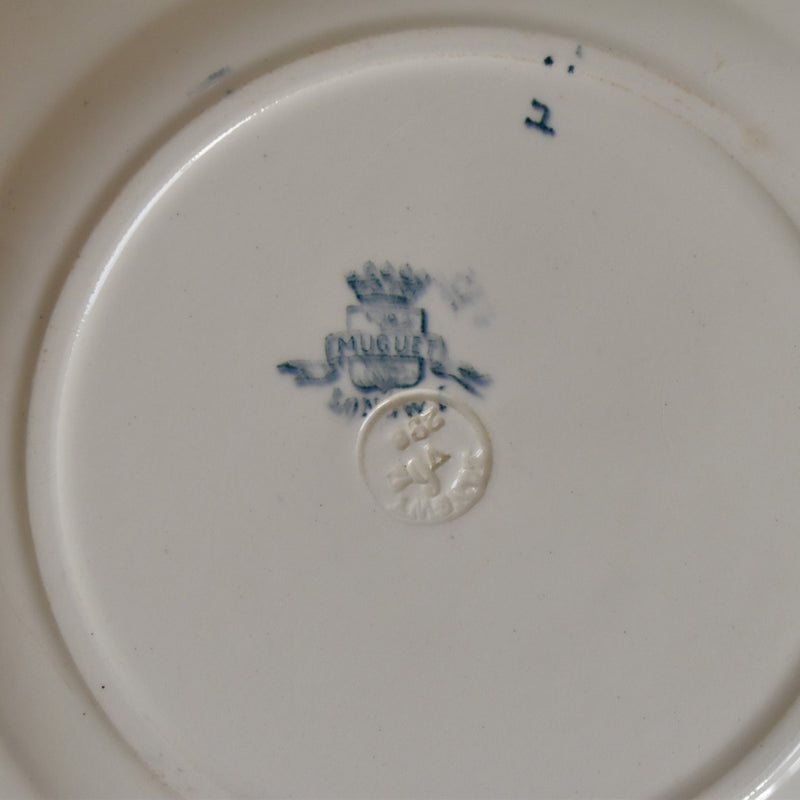 Antique Dessert Plate - Longwy Muguet (Lily of the Valley) A