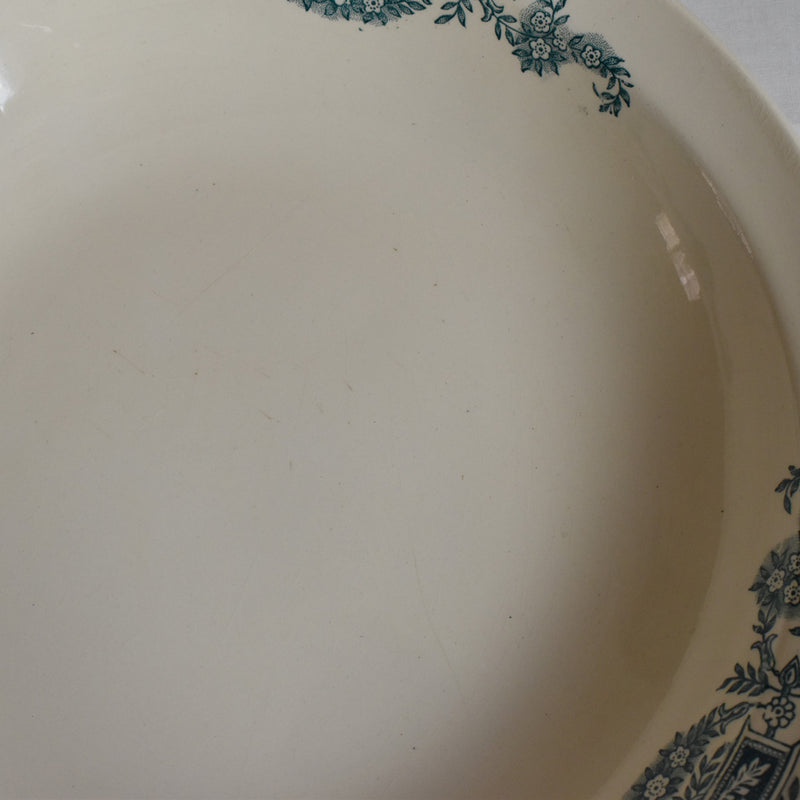 Antique Round Deep Plate, Longchamp Lutece