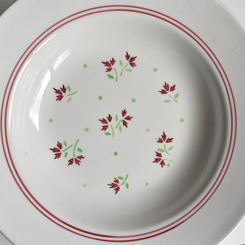 Antique Deep Plate K&G Lunéville Monique A
