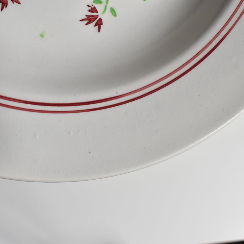 Antique Deep Plate K&G Lunéville Monique A