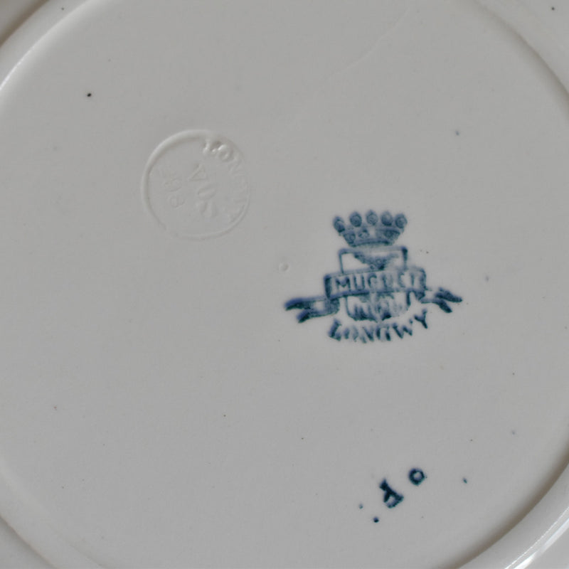 Antique Dessert Plate, Longwy Muguet (Lily of the Valley) B
