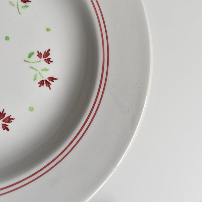 Antique Deep Plate K&G Lunéville Monique A