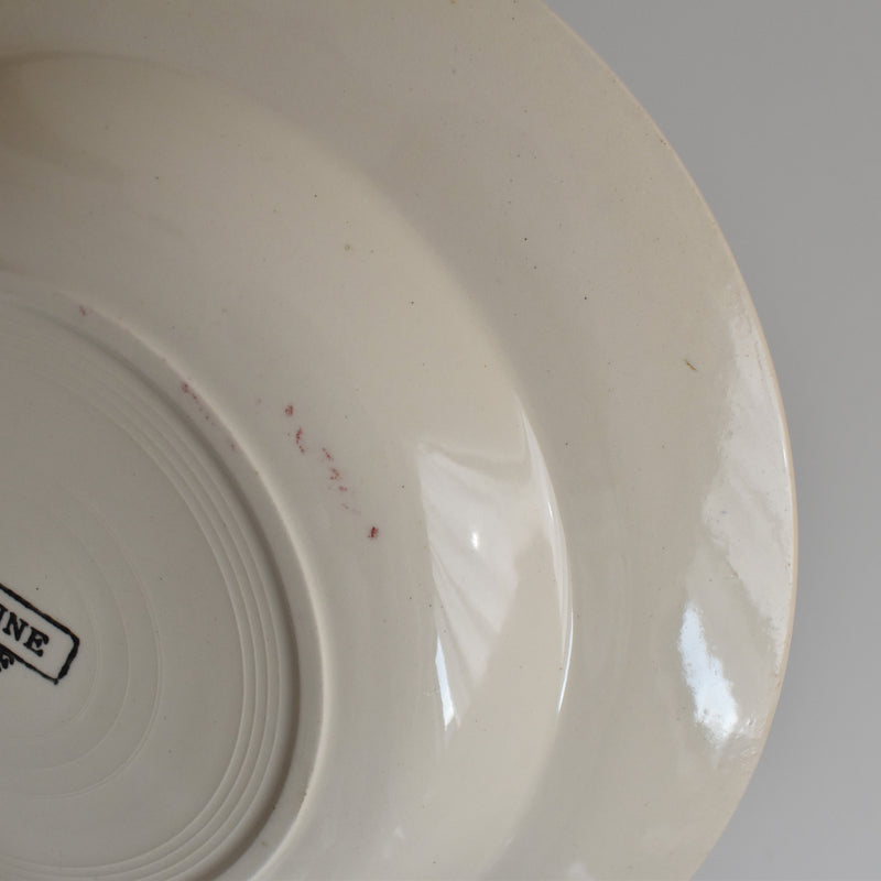 Vintage Deep Plate FF Pecsonne Anne A