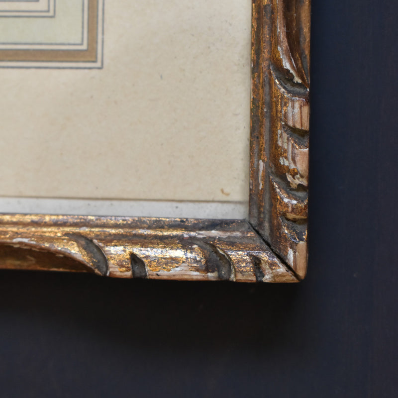 Antique frame with photo of a priest