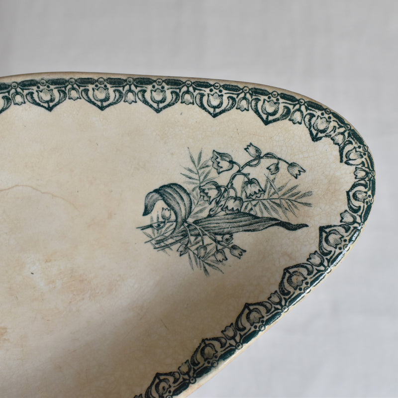 Antique Raviere Saint Amand Dinosaure Muguet