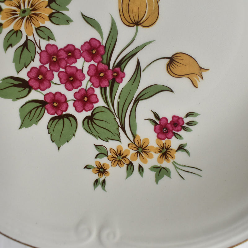 Vintage Plate Gien Floréal A
