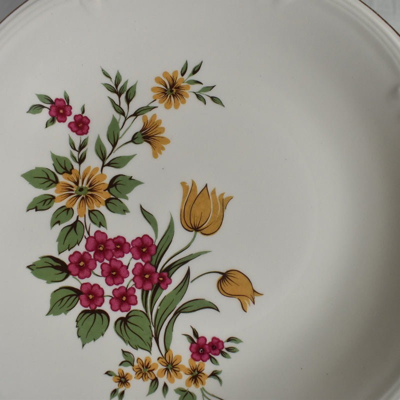 Vintage Plate Gien Floréal A