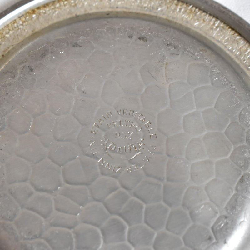 ヴィンテージピューター コースター2点セット