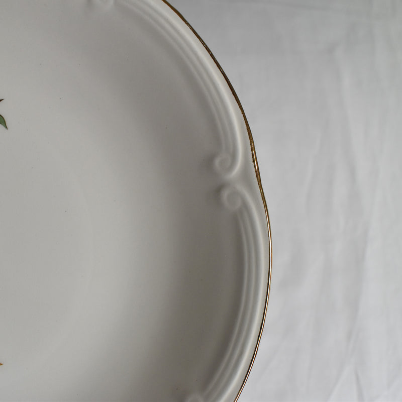 Vintage Plate Gien Floréal A