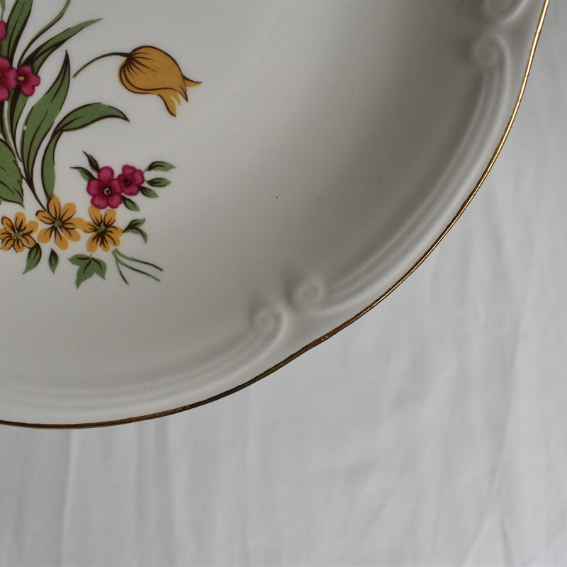 Vintage Plate Gien Floréal A