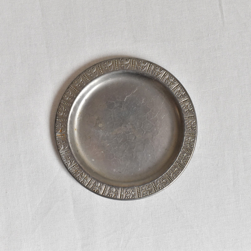 ヴィンテージピューター コースター2点セット