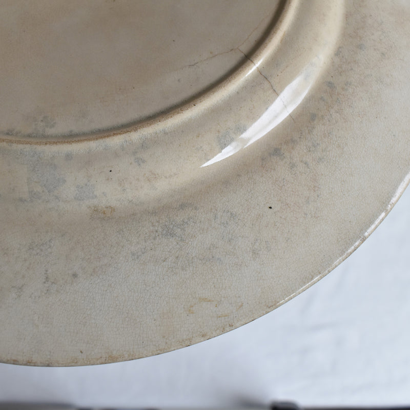 Antique Service Plate, Jules Vieillard Moustiers