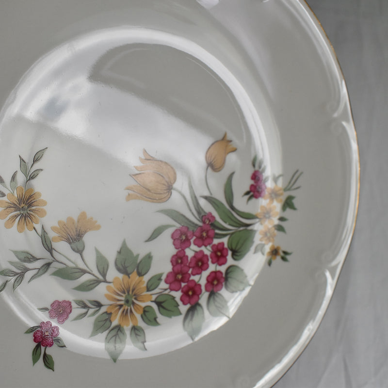 Vintage Plate Gien Floréal A
