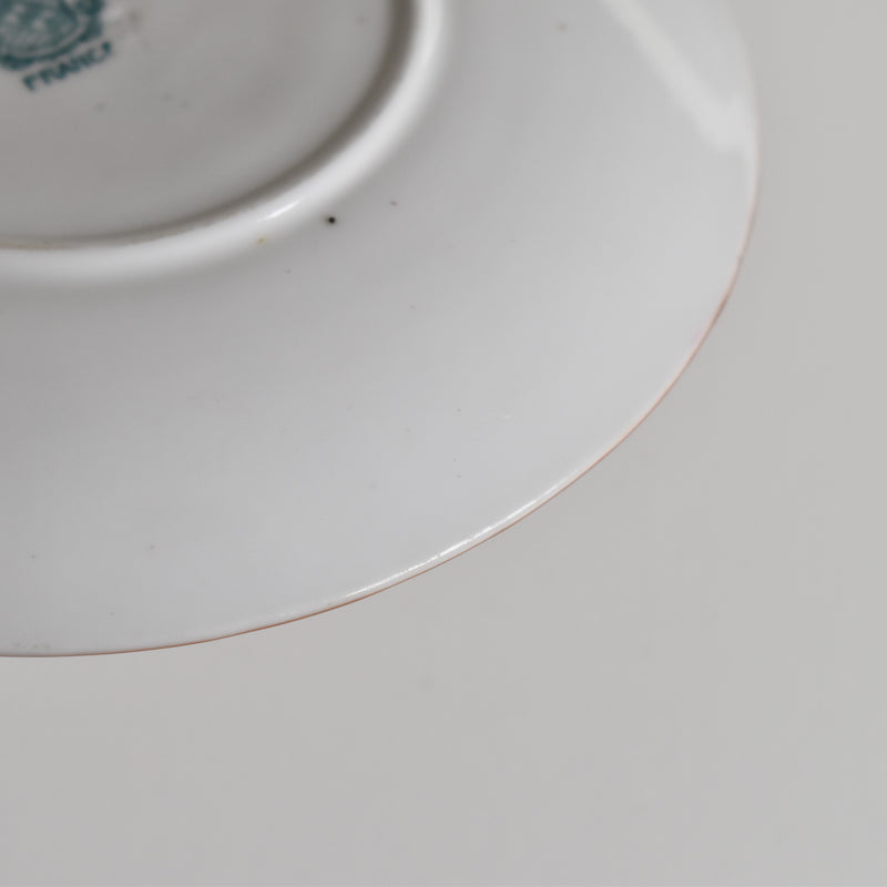 Antique Coffee Cup & Saucer, Sarreguemines Minton 216 D