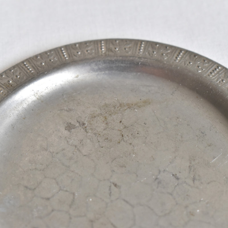 ヴィンテージピューター コースター2点セット