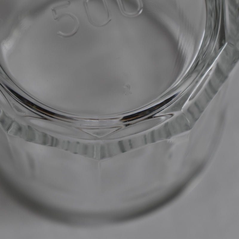 ヴィンテージ ガラスジャムポット 500 B