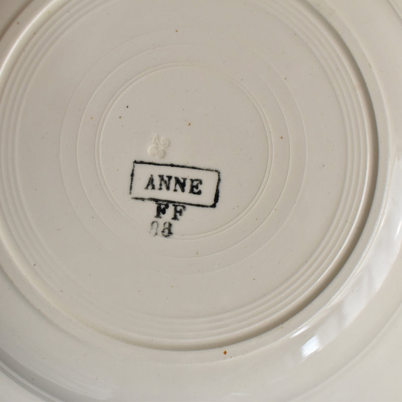 Vintage Deep Plate FF Pexonne Anne B