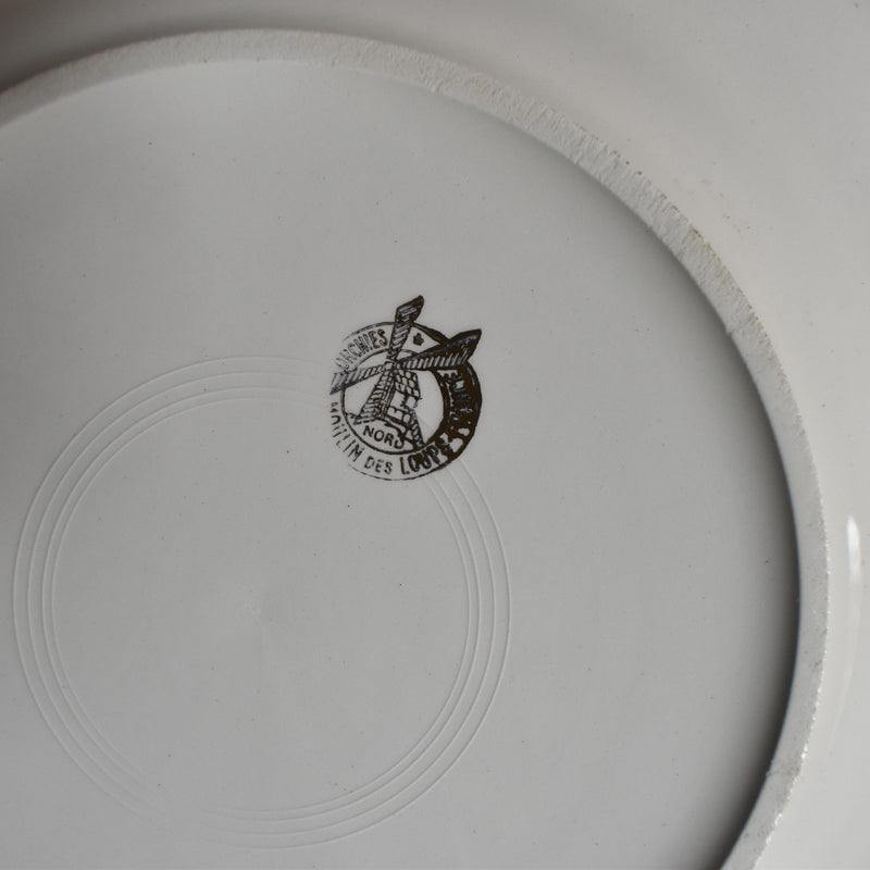 Vintage Plate, Mullardeau, Jaune
