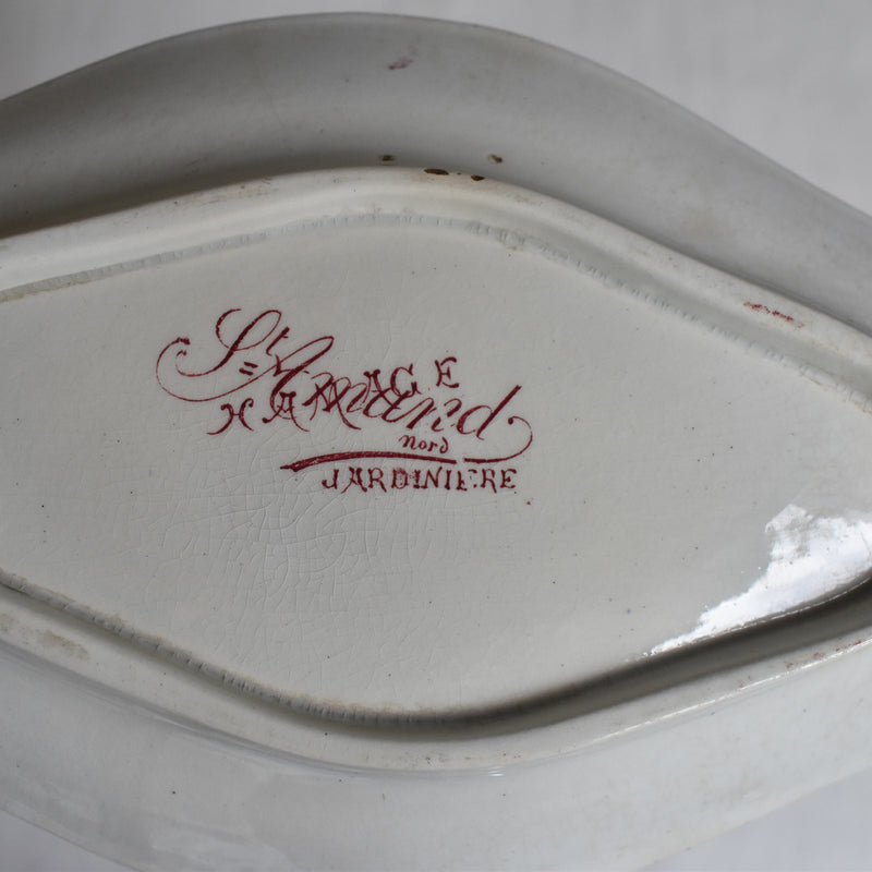 Antique Raviere St. Amand & Hamage Jardiniere A