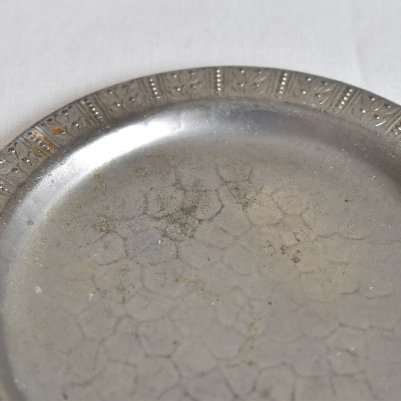 ヴィンテージピューター コースター2点セット